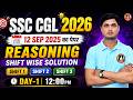 SSC CGL REASONING PAPER SOLUTION 2025 | REASONING ALL 46 SHIFT SOLUTION | SSC CGL REASONING 2026