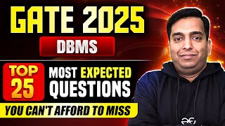 DBMS Most Anticipated Problems || You Can&#39;t Miss If You Want to Succeed 💪🚀 || Vijay Sir