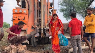 Borewell Drilling With Coconut water checking Method | 20 Hp Motor 214 Feet Deep boring | Borewells