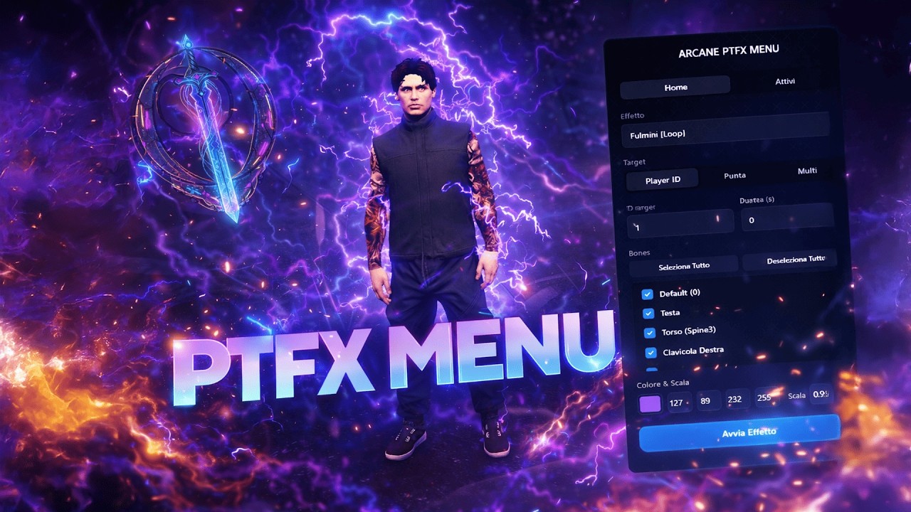 PTFX MENU - [ FIVEM ESX & QB SCRIPT ] - YouTube