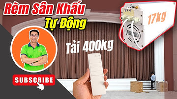 Phông rèm sân khấu tự động điều khiển từ xa (Động cơ rèm hội trường chuyên nghiệp) | Rèm Titaco