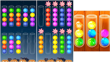 Ball Colour Sort Puzzle Gameplay 7, New Android Games  ios Walkthrough Simulator Think Brain