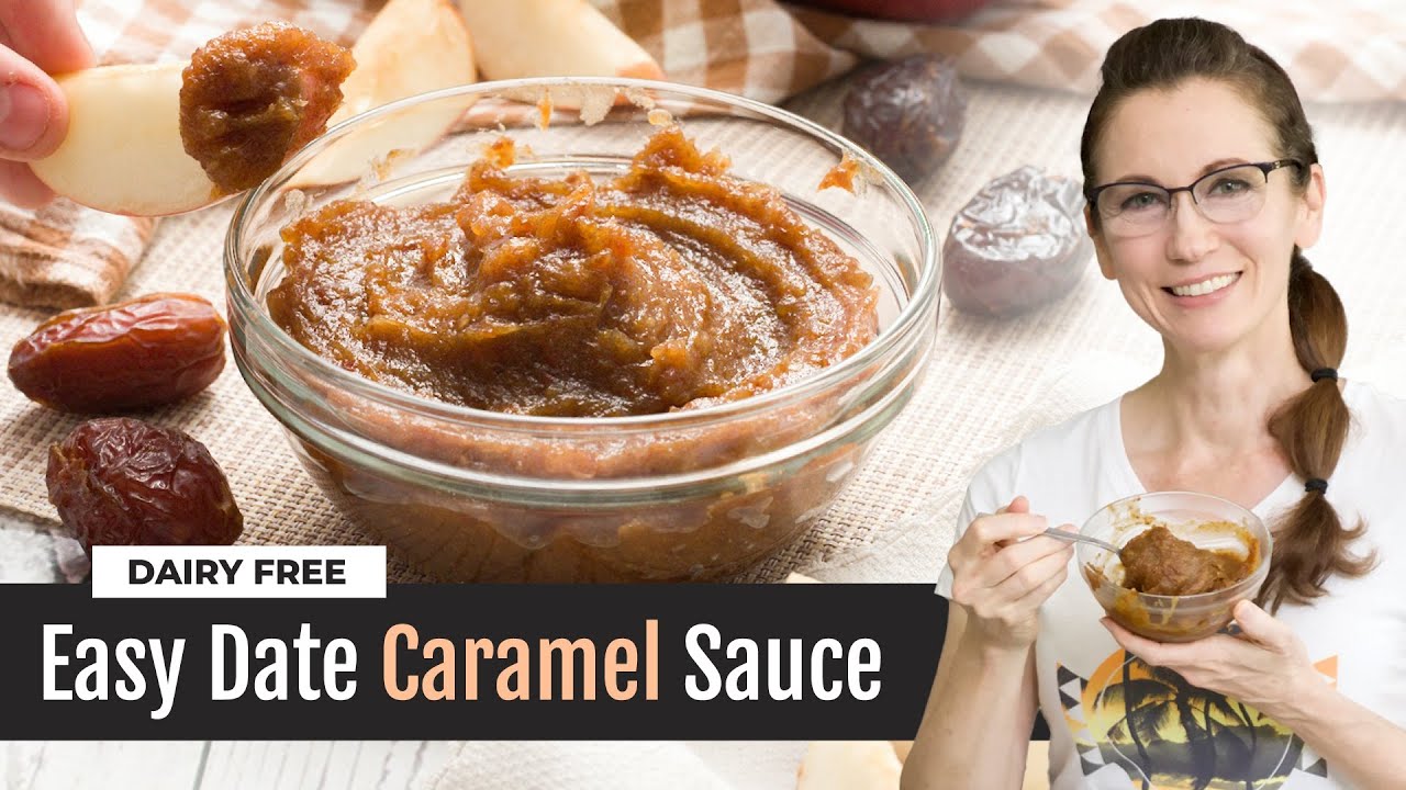 Date Caramel Sauce with Almond Milk & Maple