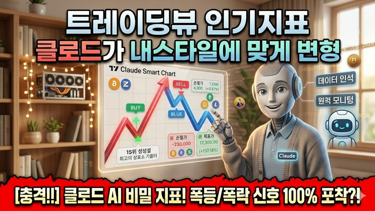 클로드가 트레이딩뷰 LuxAlgo지표를 내스타일로 바꿨습니다!! (트레이딩뷰 6탄)