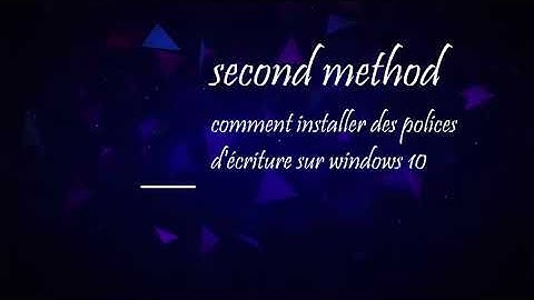 two methods how to install fonts on windows 10