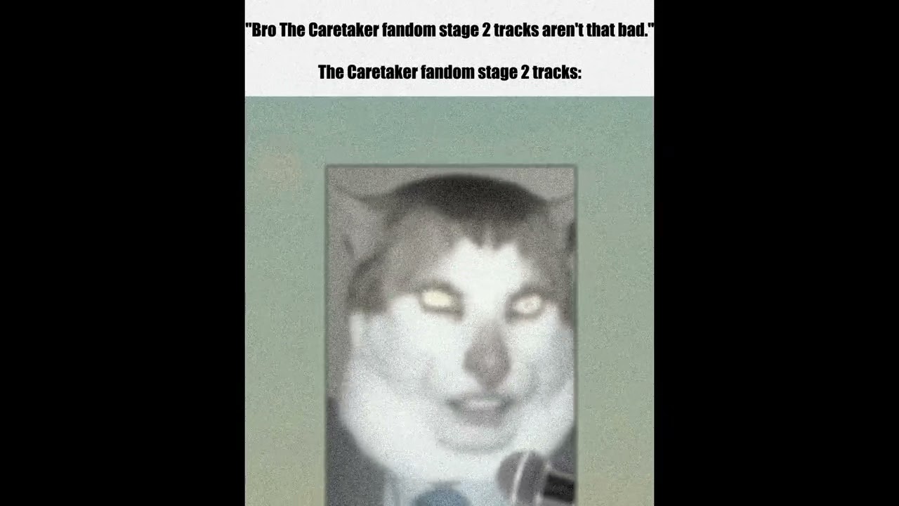 "Bro The Caretaker fandom stage 2 tracks aren't that bad"