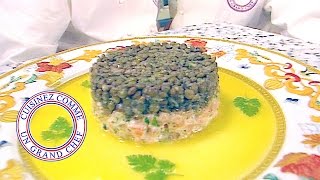 Tartare de saumon aux lentilles