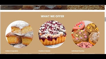 Bakery Sample Digital Business Card - YellowDev Studio