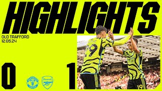 Video highlights for Manchester United 0-1 Arsenal