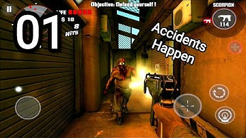 Dead Trigger | Mission days 1-5 - gameplay - Walkthrough - part 01