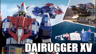 Armored Fleet Dairugger XV - Vehicle Voltron 3D Animation