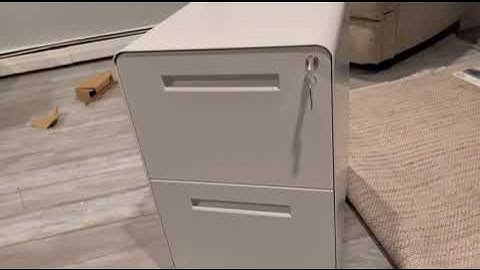 YITAHOME 2 Drawer Mobile #FileCabinet with Lock Review Video