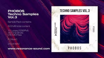 PHOBOS - Techno Samples Vol.3 | Loops & Samples for Minimal Techno