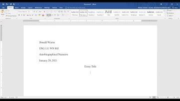 How to Format Your Essay in MLA Style in Microsoft Word