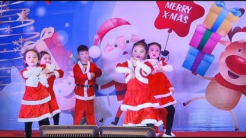Tiết Mục Múa Jingle Bells Merry Christmas của các Bé Trường mầm non tổ dân phố bắc cầu