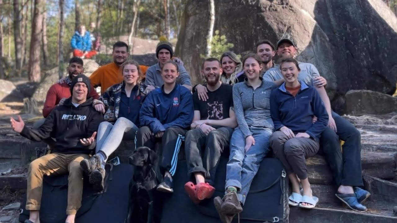 Fontainebleau Climbing 2023 YouTube