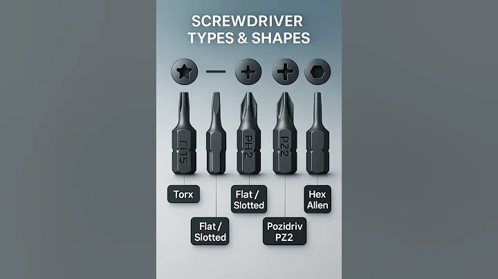 Screwdriver Types & Uses 🔧🪛 | Torx, Slotted, Pozidriv, Allen Explained!