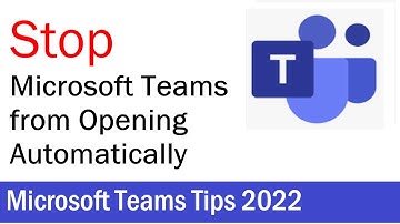 How to Stop Microsoft Teams from Opening Automatically | How to Disable Microsoft Teams Auto Startup