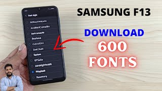 Samsung F13 : Download 600 Fonts screenshot 5