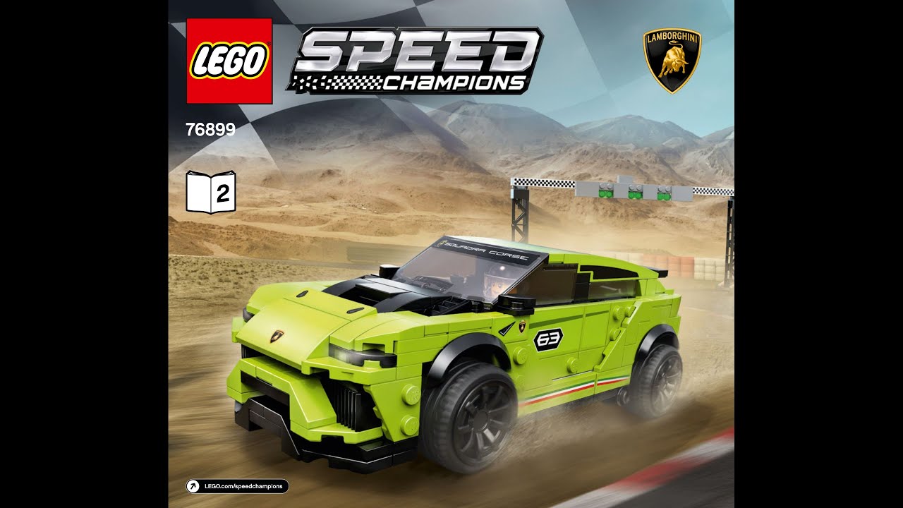 LEGO 76899 Urus & Huracán Super Trofeo EVO (4K