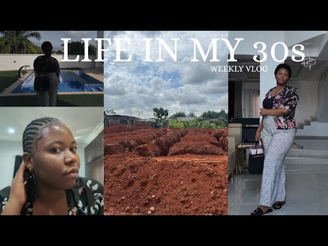 LIFE IN MY 30s || LIVING IN NIGERIA || SITE INSPECTION || HAIR DAY || COOKING  AND MORE.........