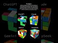 ChatGPT vs Claude vs Gemini vs DeepSeek — 3D Rubik’s Cube Solver #aicoding #aianimation