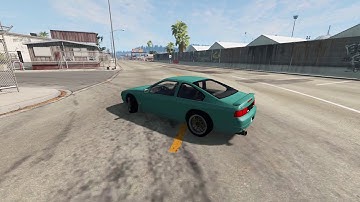 BeamNG.drive 0.21 - 200bx drifting with new tire physics (Logitech G29)