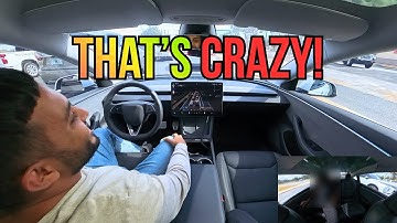 Tesla FSD v14.2.1 – Passenger Sees Wheel Turn Itself | “He ain’t even driving it!"