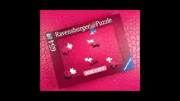 Pink Krypt jigsaw puzzle complete time lapse #shorts #ravensburgerpuzzle