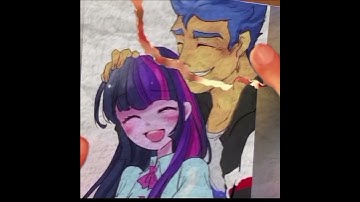 First love❤🔮 #flashlight #equestriagirls #twilightsparkle #flashsentry