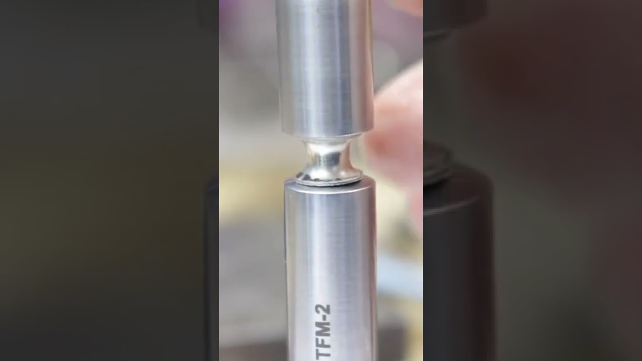 Silver Tube into Flared Beads