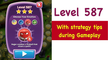 Inside Out Thought Bubbles Level 587 Tips and Strategy Gameplay Walkthrough No Boosters