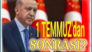 3029. KISITLAMALARIN 1 TEMMUZDAN SONRA KALKMASI