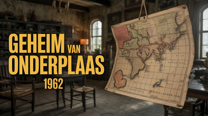 Geheim van Onderplaas (1962) – SA Sluierverhaal - James Norval, Anna Cloete & Dawid van der Walt