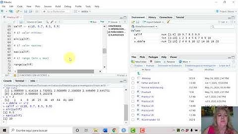 Práctica 3 Operaciones con vectores en R