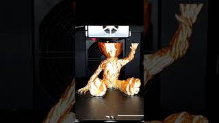 Timelapse of a Baby Groot 3D Print