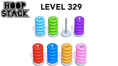 Hoop Stack Level 329 | Puzzle Game  | Complete Level