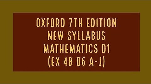 Basic algebra and algebraic manipulation Ex 4b Q6 NSM1 (D1)|Study Room