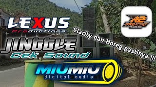 DJ gundul pacul || jinggel cek sound miu miu audio full bass horeg