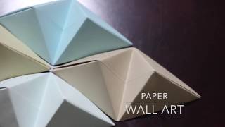 DIY - Origami Wall Art