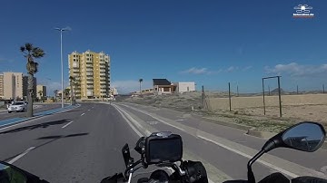 Spain in Winter-Season, wonderful with a motorcycle Part 6 Mar Menor