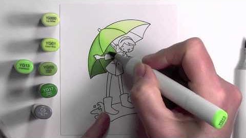 Rainbow Will Come Copic Demo 1 of 2