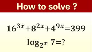 This Exponential Equation Scares Everyone at First Sight!
