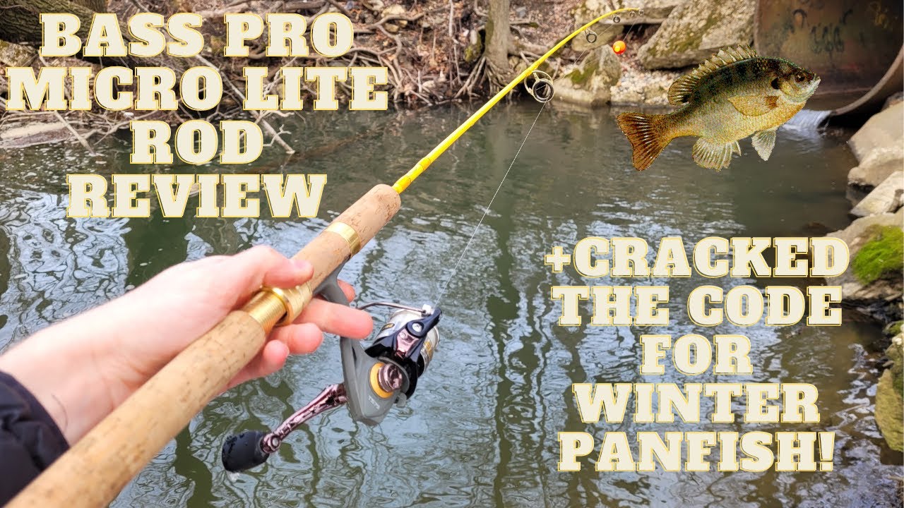 Review of the BPS Micro Lite Spinning Rod + Cracked the Code for Winter  Panfish! 