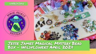 My first @JesseJamesBeads Magical Mystery Bead Box! Wildflowers  April 2024