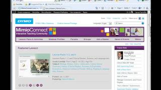 Editing a Lesson Found on MimioConnect