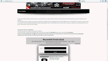 How to upload a video to get 1000 credits in U2bviews