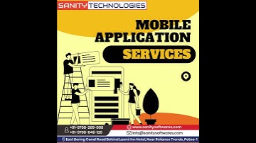 Mobile application development services- Sanity Softwares