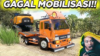 Terjebak Jalan Becek Fuso Menyerah - Ets2