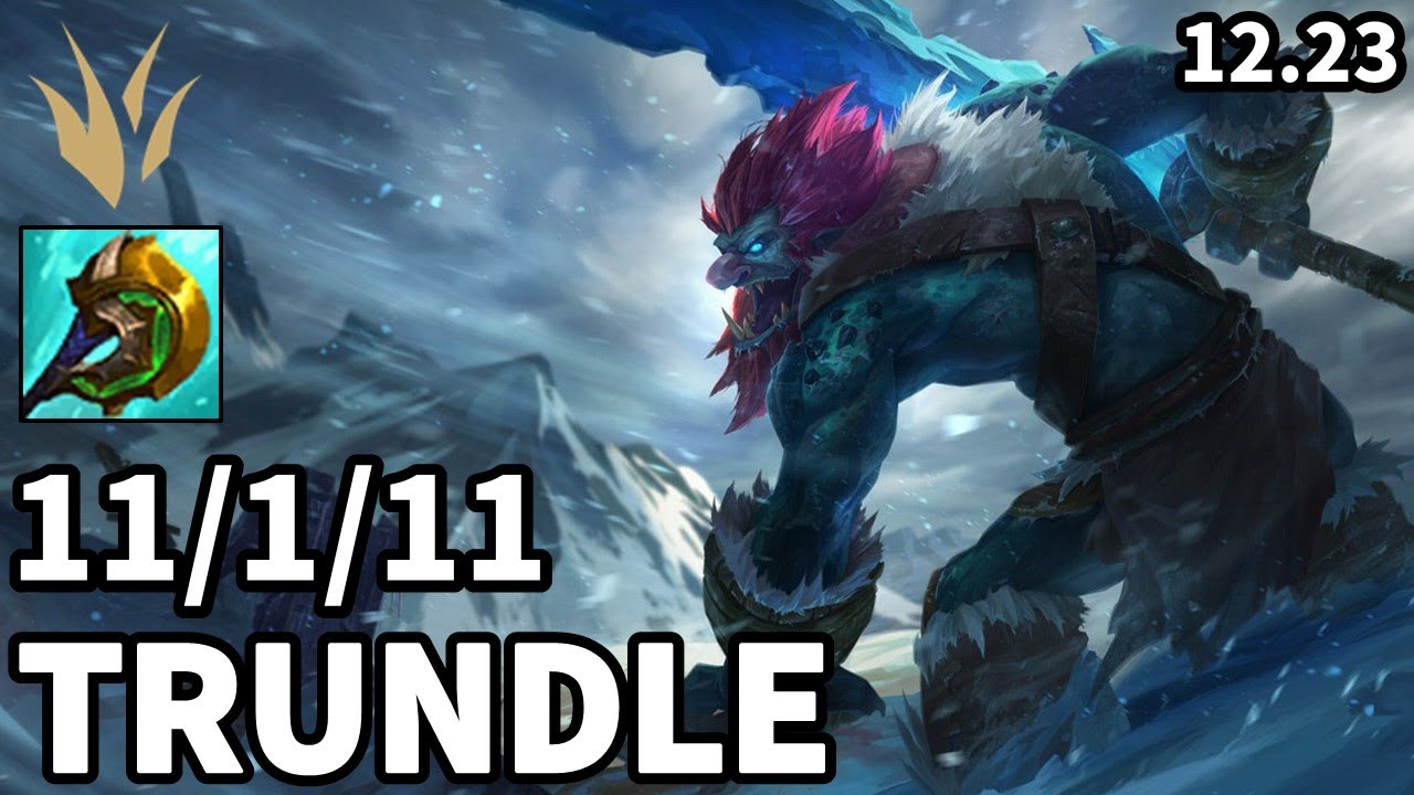 Trundle Jungle vs Nidalee EUW Master Patch 12.23 YouTube
